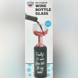 The Original WINE BOTTLE GLASS by Bigmouth